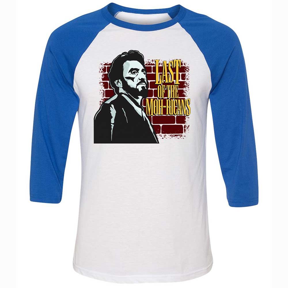 Unisex 3/4 Baseball Tee - VYDZ13UN - White/True Royal - 10