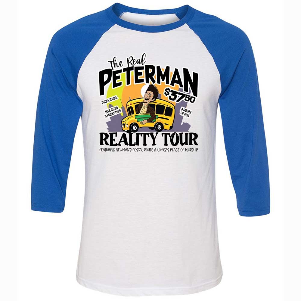 Unisex 3/4 Baseball Tee - F4L3YD14 - White/True Royal - 10
