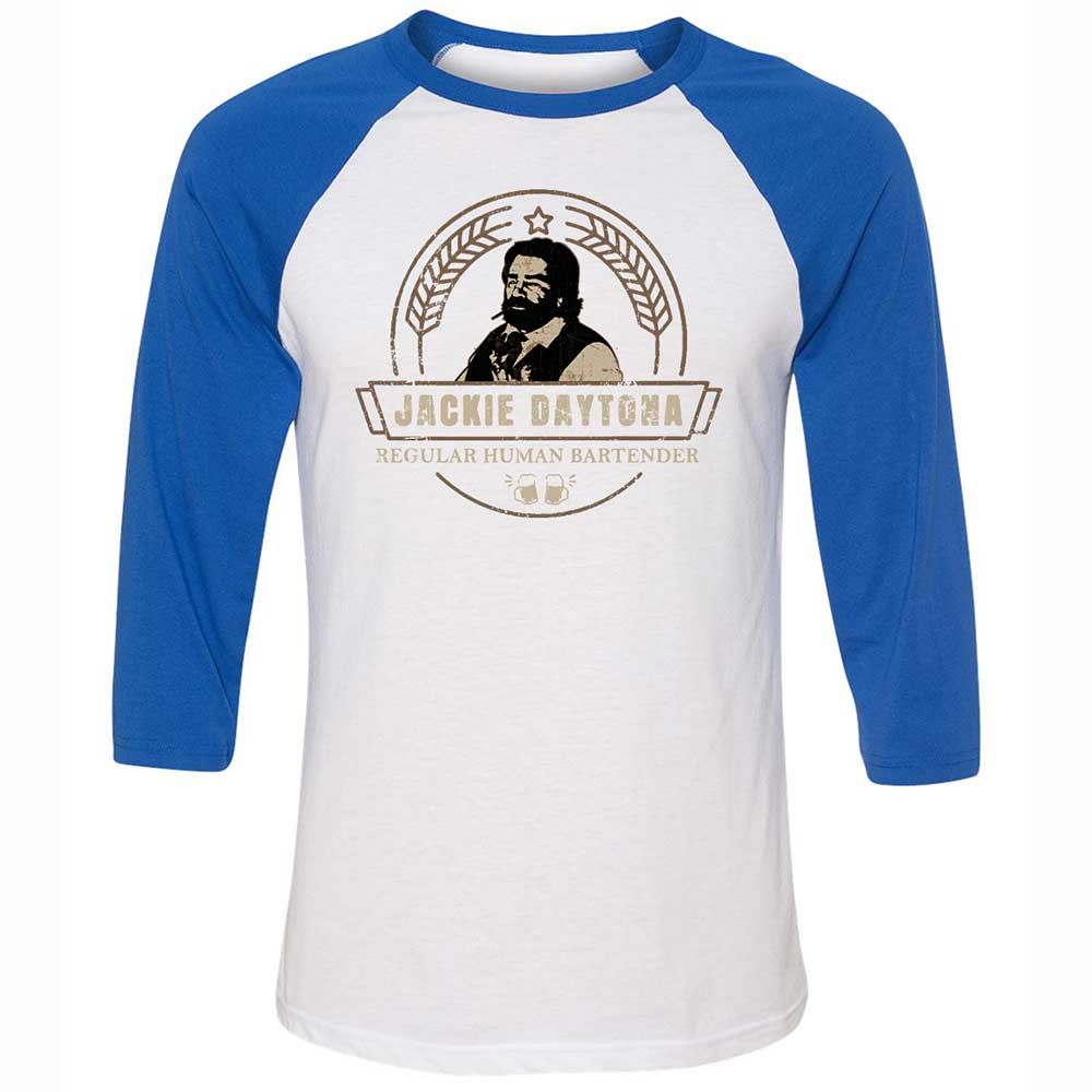 Unisex 3/4 Baseball Tee - M11R7YN3 - White/True Royal - 10