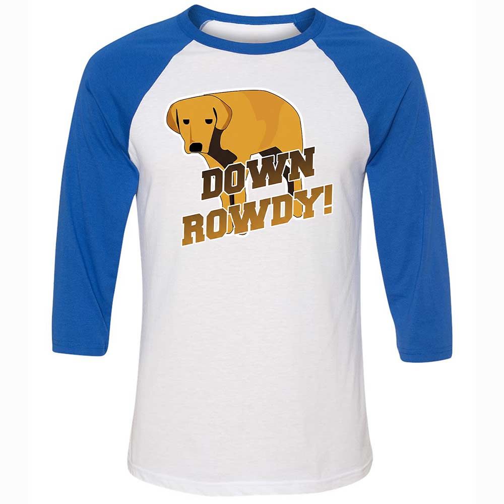 Unisex 3/4 Baseball Tee - W11URDX2 - White/True Royal - 10