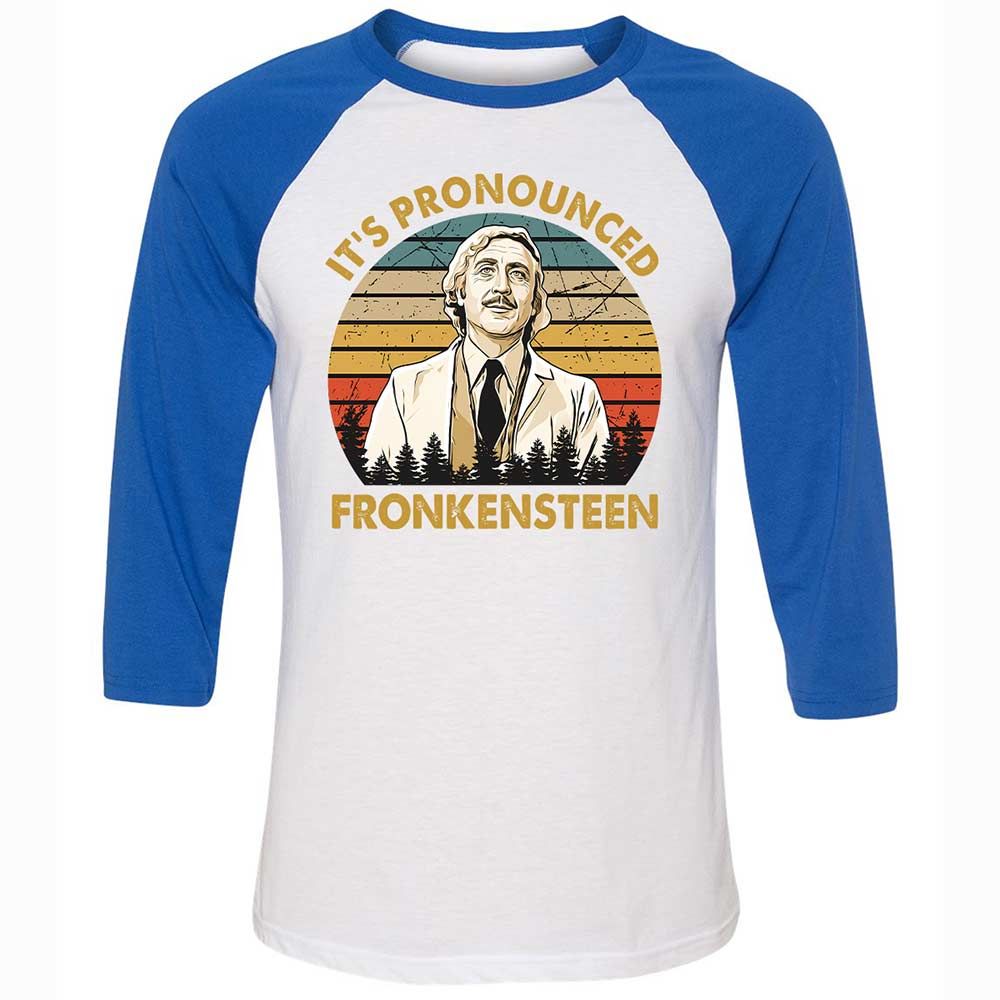 Unisex 3/4 Baseball Tee - NFWV65EB - White/True Royal - 10