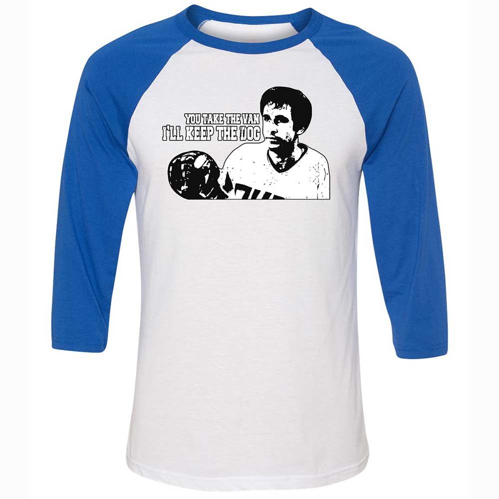 Unisex 3/4 Baseball Tee - 74QPGK42 - White/True Royal - 10