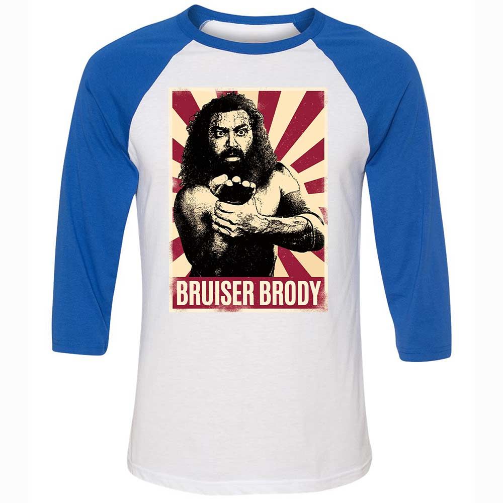 Unisex 3/4 Baseball Tee - 3YWBYTXZ - White/True Royal - 10