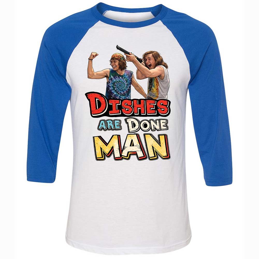 Unisex 3/4 Baseball Tee - PUUJK8LH - White/True Royal - 10