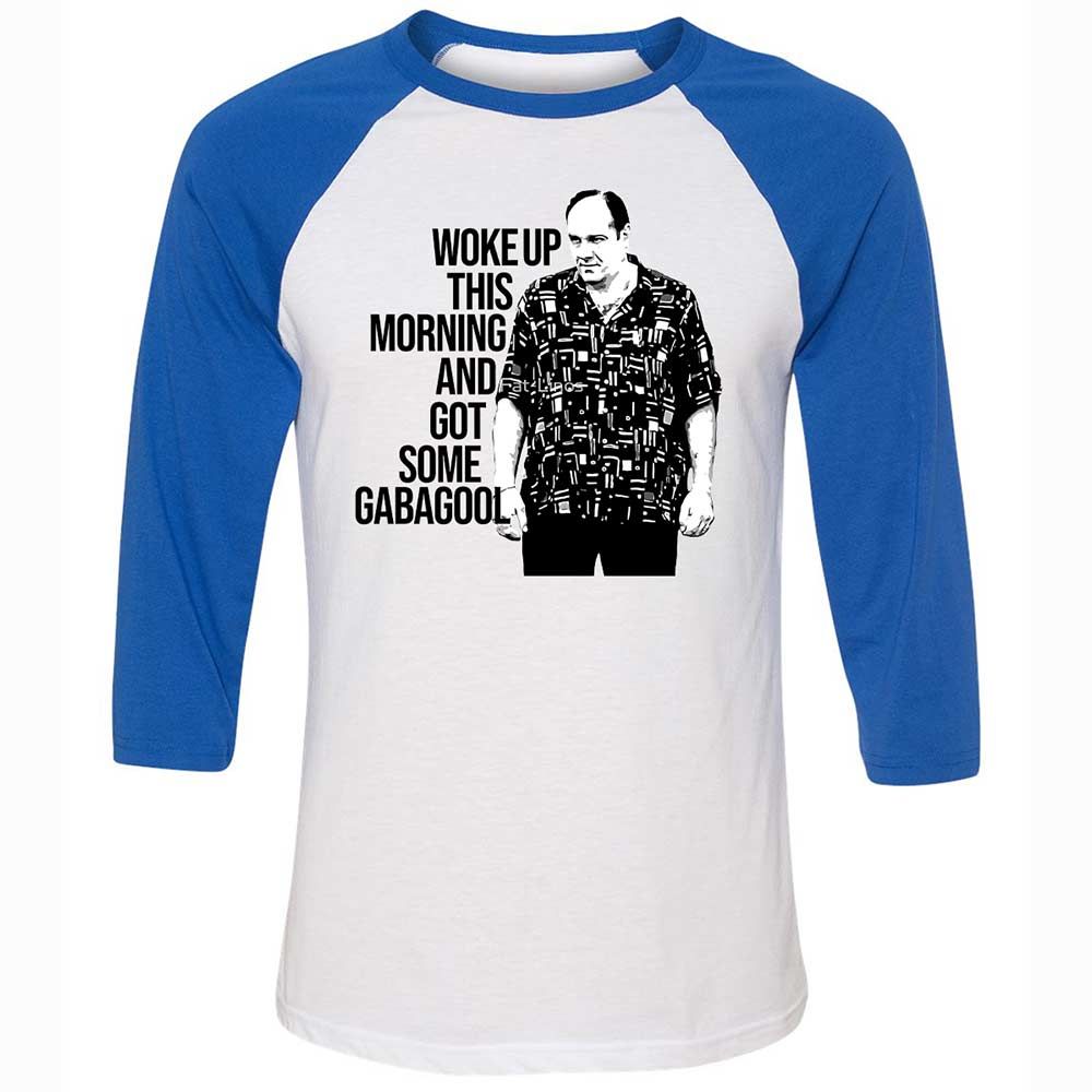 Unisex 3/4 Baseball Tee - 7GS6QS3B - White/True Royal - 10