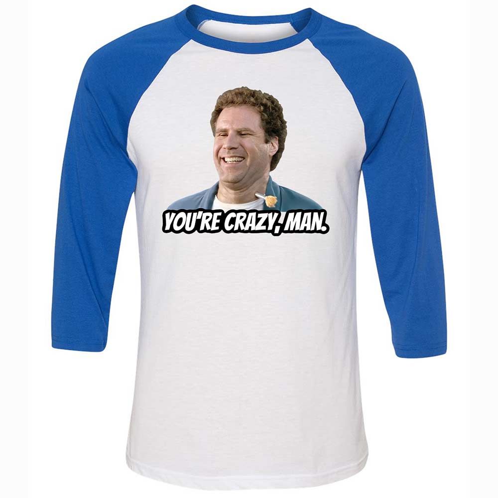 You're crazy, man - White/True Royal - 10