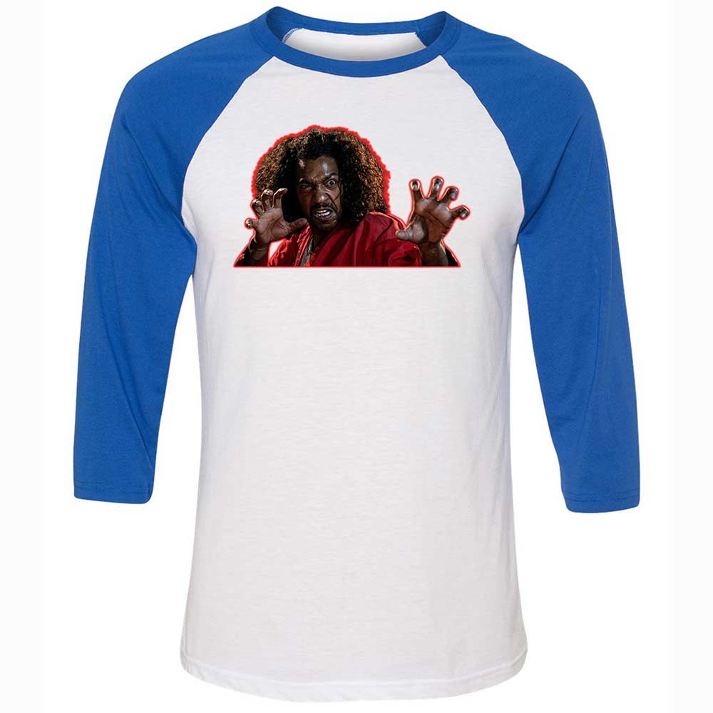 Unisex 3/4 Baseball Tee - 8BBXUU76 - White/True Royal - 10