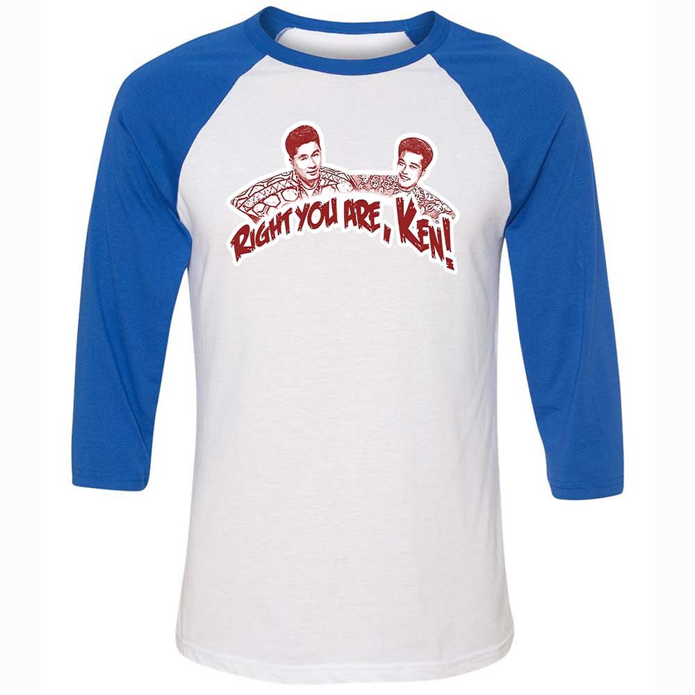 Unisex 3/4 Baseball Tee - Y2GX1EXS - White/True Royal - 10