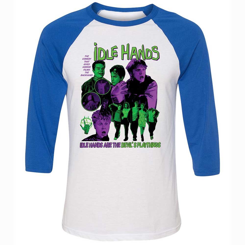 Idle hands are the Devil's playthings - White/True Royal - 10