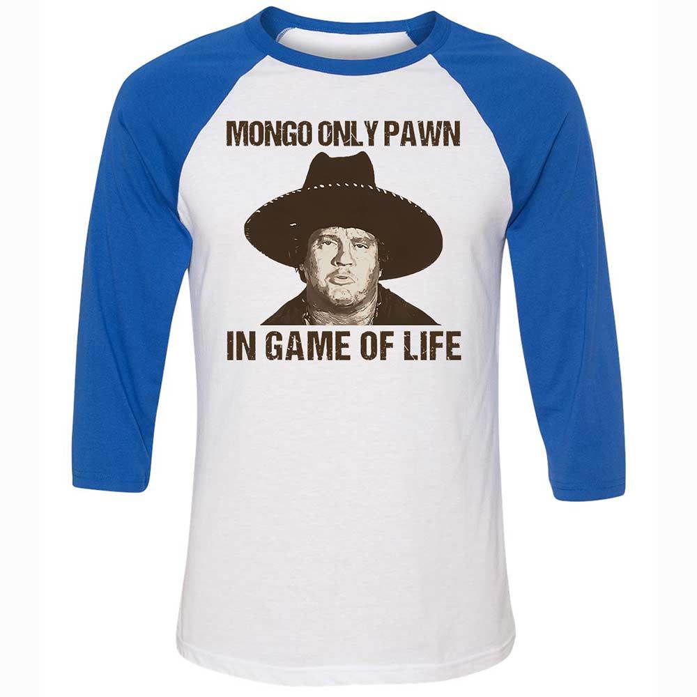 Unisex 3/4 Baseball Tee - PDFP9ZU7 - White/True Royal - 10
