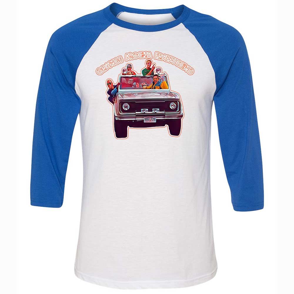 Unisex 3/4 Baseball Tee - XN5QEK4H - White/True Royal - 10