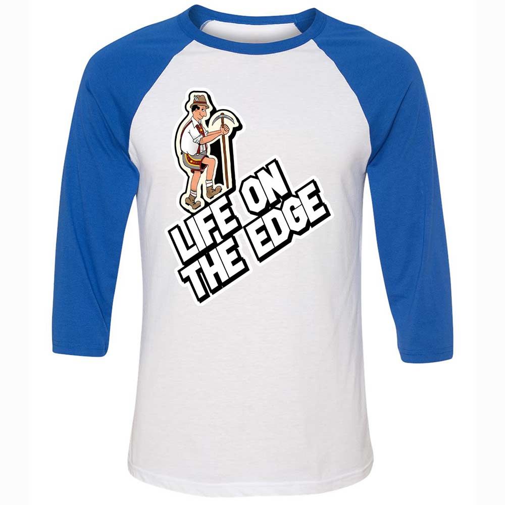 Unisex 3/4 Baseball Tee - CPBM3X4K - White/True Royal - 10