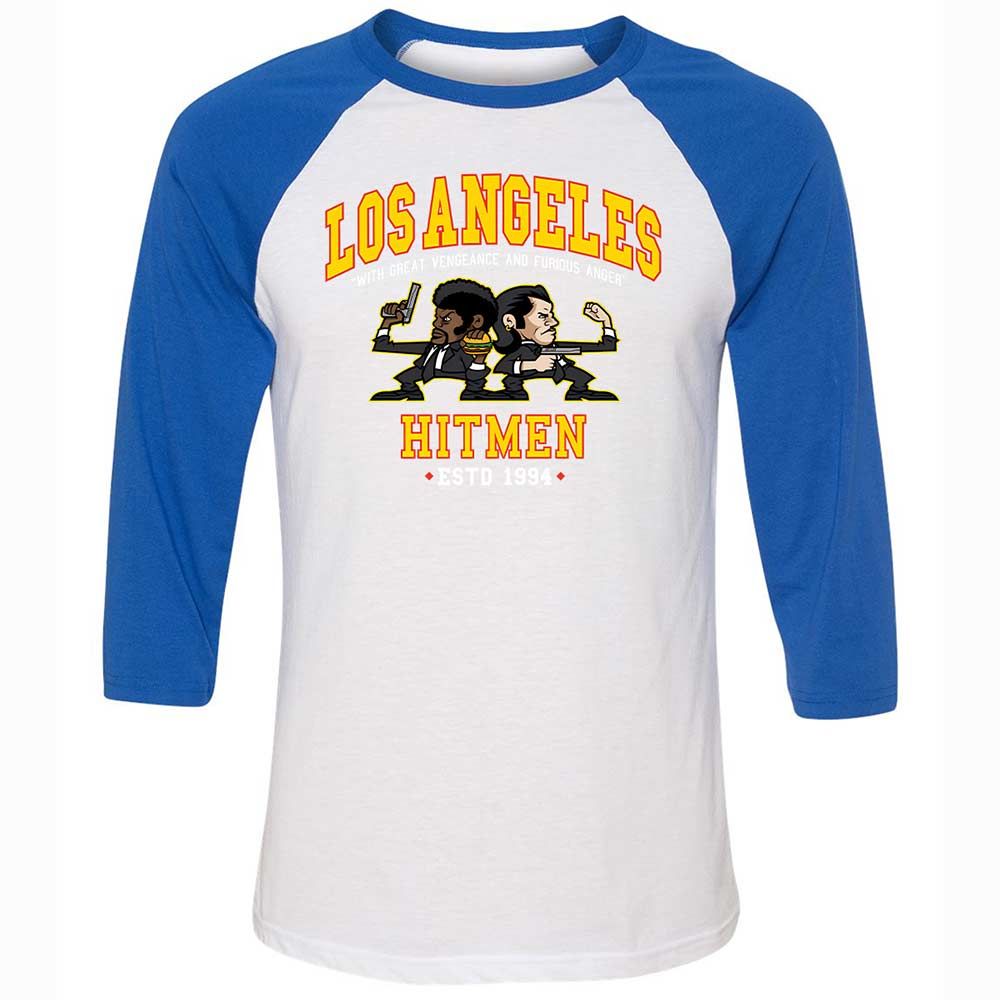 Unisex 3/4 Baseball Tee - ASYTH1AX - White/True Royal - 10