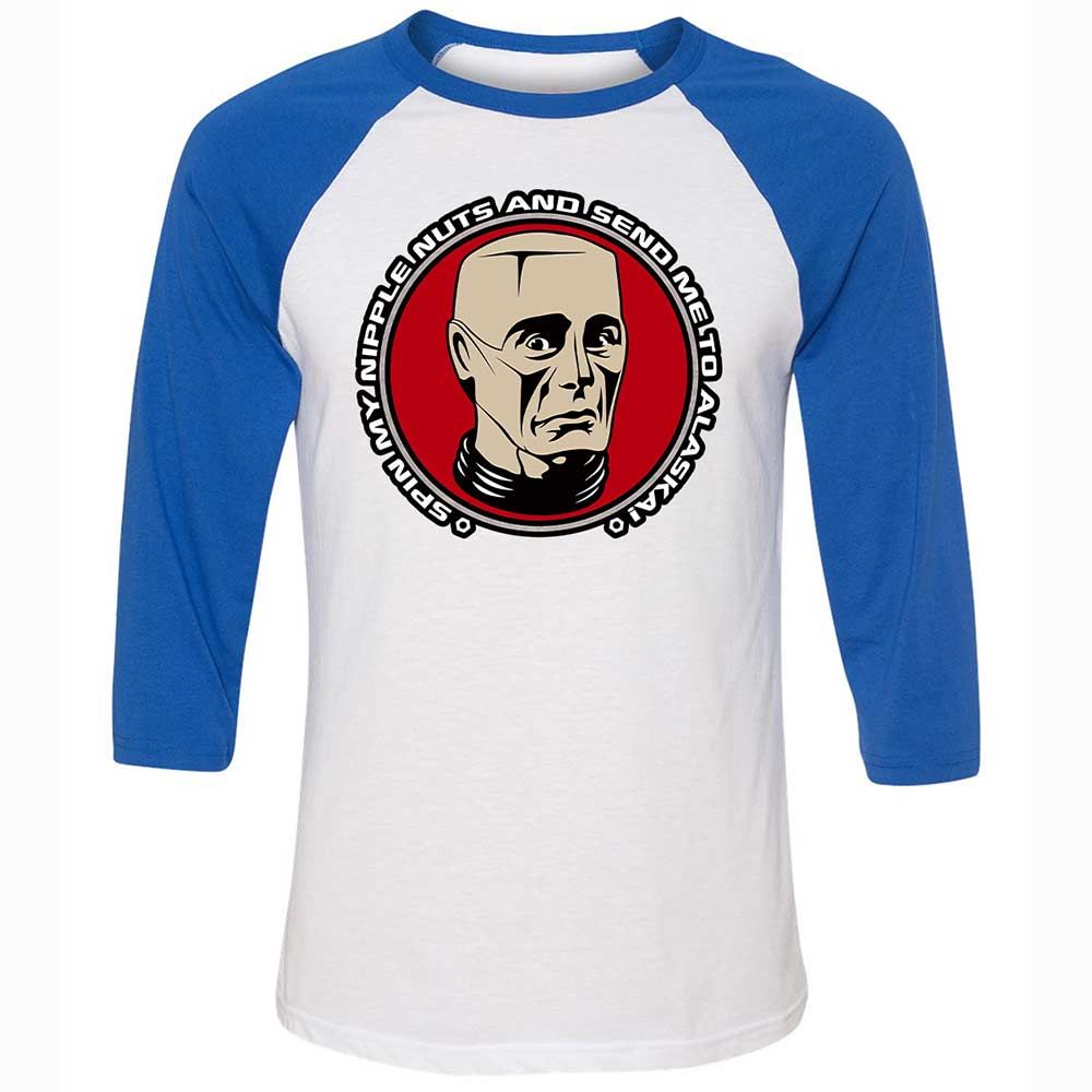 Unisex 3/4 Baseball Tee - 1WRQ2HGK - White/True Royal - 10