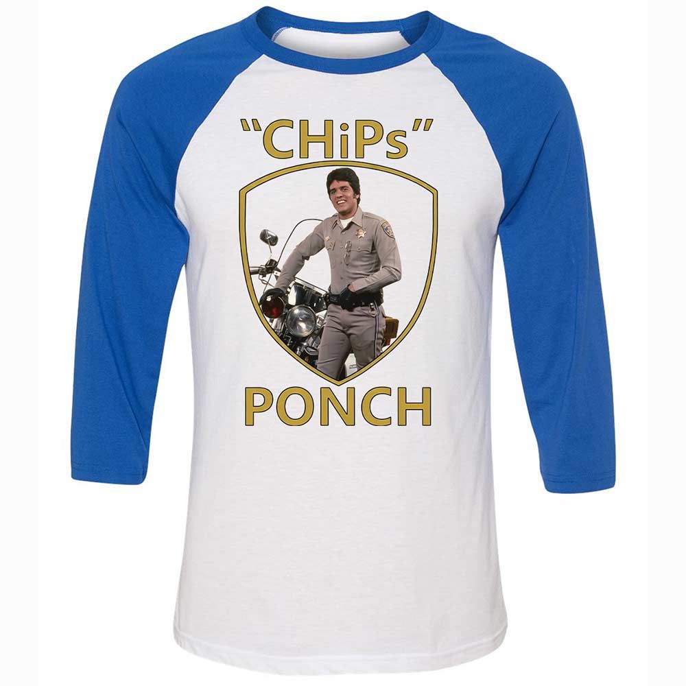Unisex 3/4 Baseball Tee - LBWJ4ENH - White/True Royal - 10