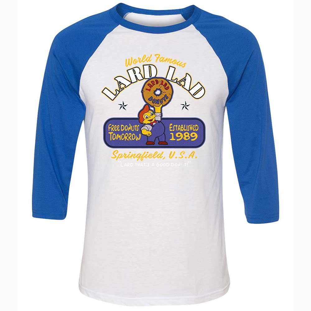 Unisex 3/4 Baseball Tee - 7GNV4PNK - White/True Royal - 10
