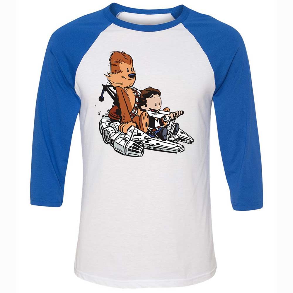 Han and Chewie - White/True Royal - 10