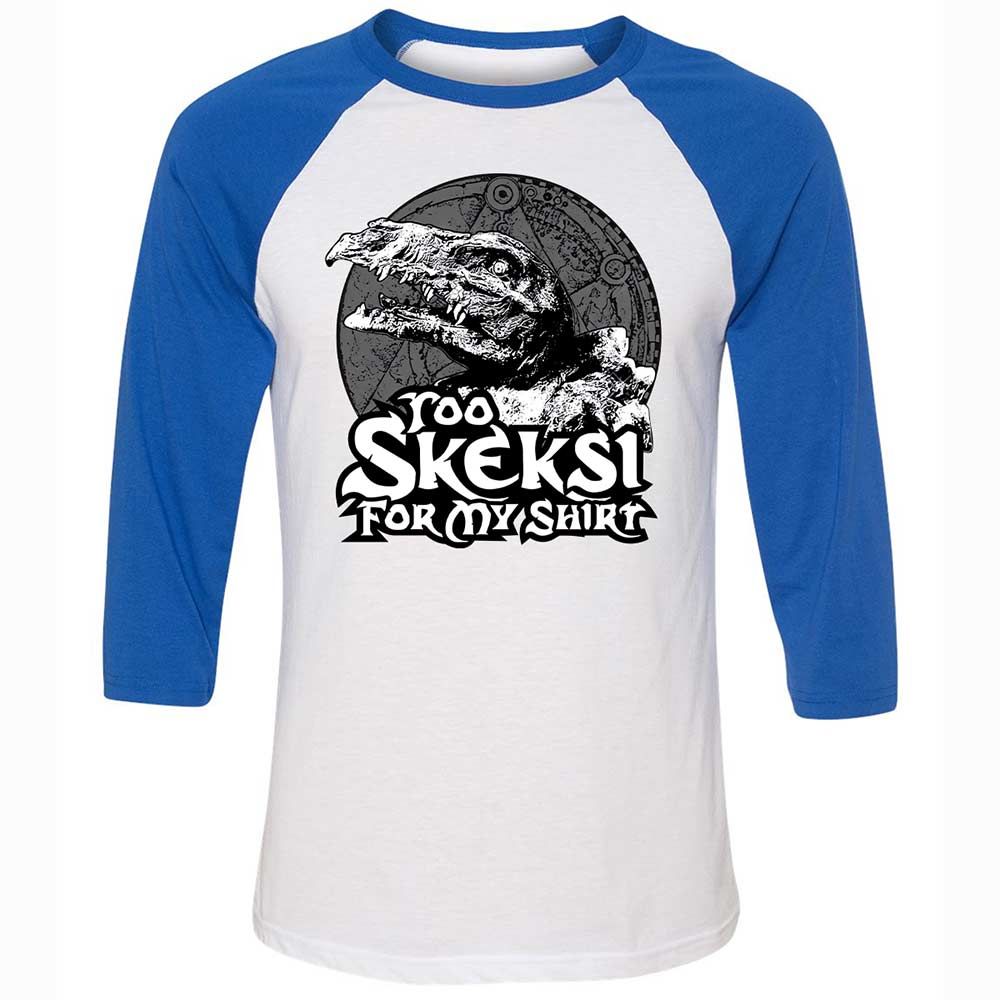 Unisex 3/4 Baseball Tee - QD15FAVQ - White/True Royal - 10