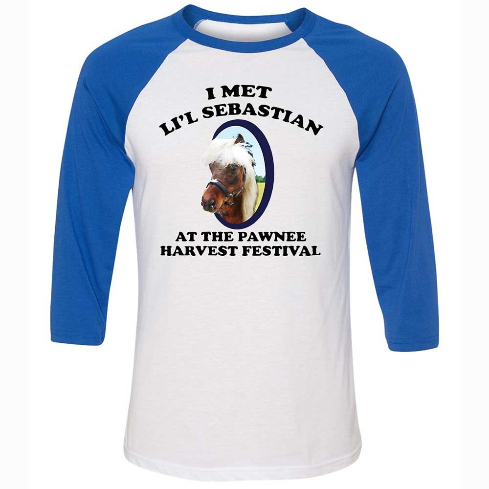 Unisex 3/4 Baseball Tee - H2J1LC2W - White/True Royal - 10