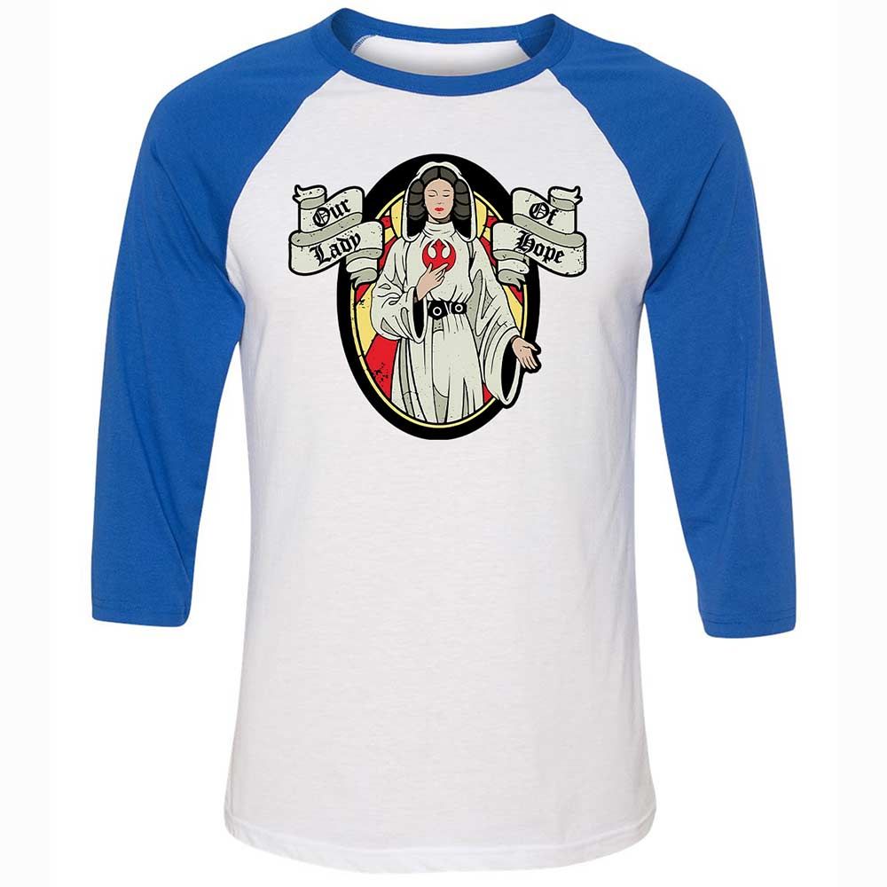 Our Lady of Hope - White/True Royal - 10
