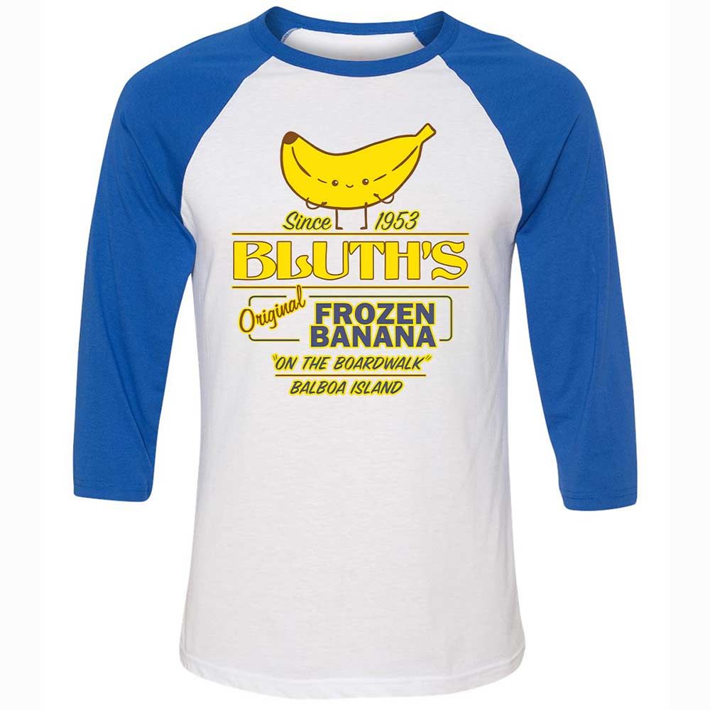 Unisex 3/4 Baseball Tee - WKZK1Y4G - White/True Royal - 10