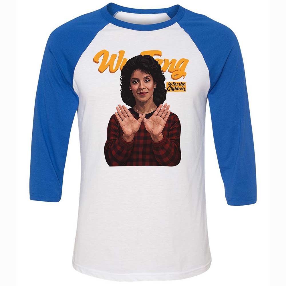 Unisex 3/4 Baseball Tee - U87ASFM9 - White/True Royal - 10