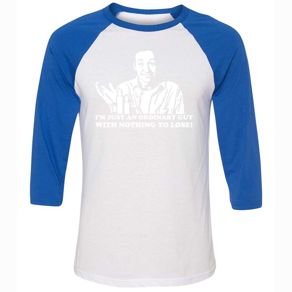 Unisex 3/4 Baseball Tee - DV3VQNZ7 - White/True Royal - 10
