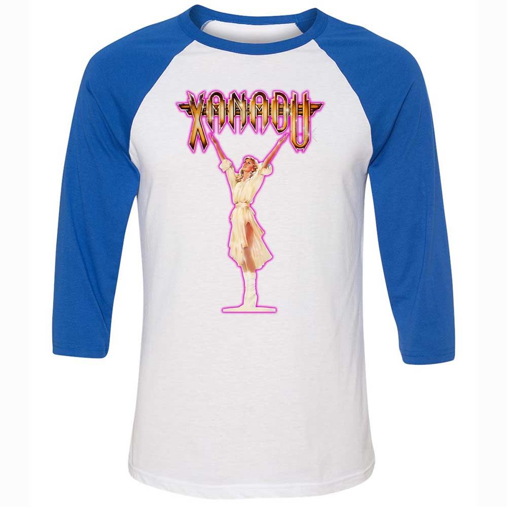 Unisex 3/4 Baseball Tee - WY8XFK4H - White/True Royal - 10