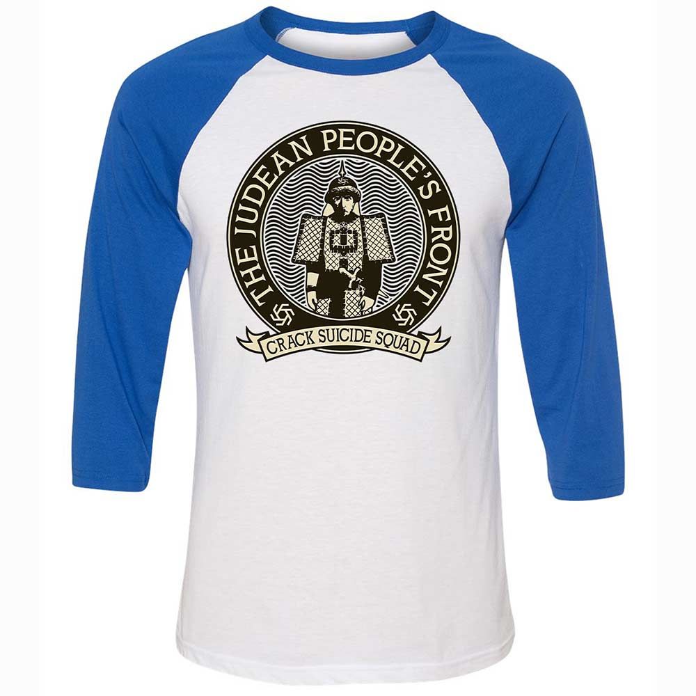 Unisex 3/4 Baseball Tee - V3C4E8G6 - White/True Royal - 10