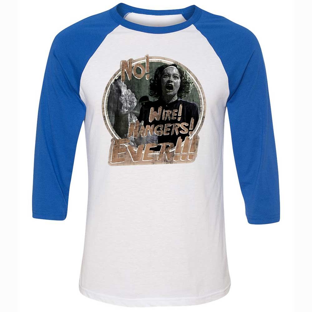 Unisex 3/4 Baseball Tee - 2NQE1E4Z - White/True Royal - 10
