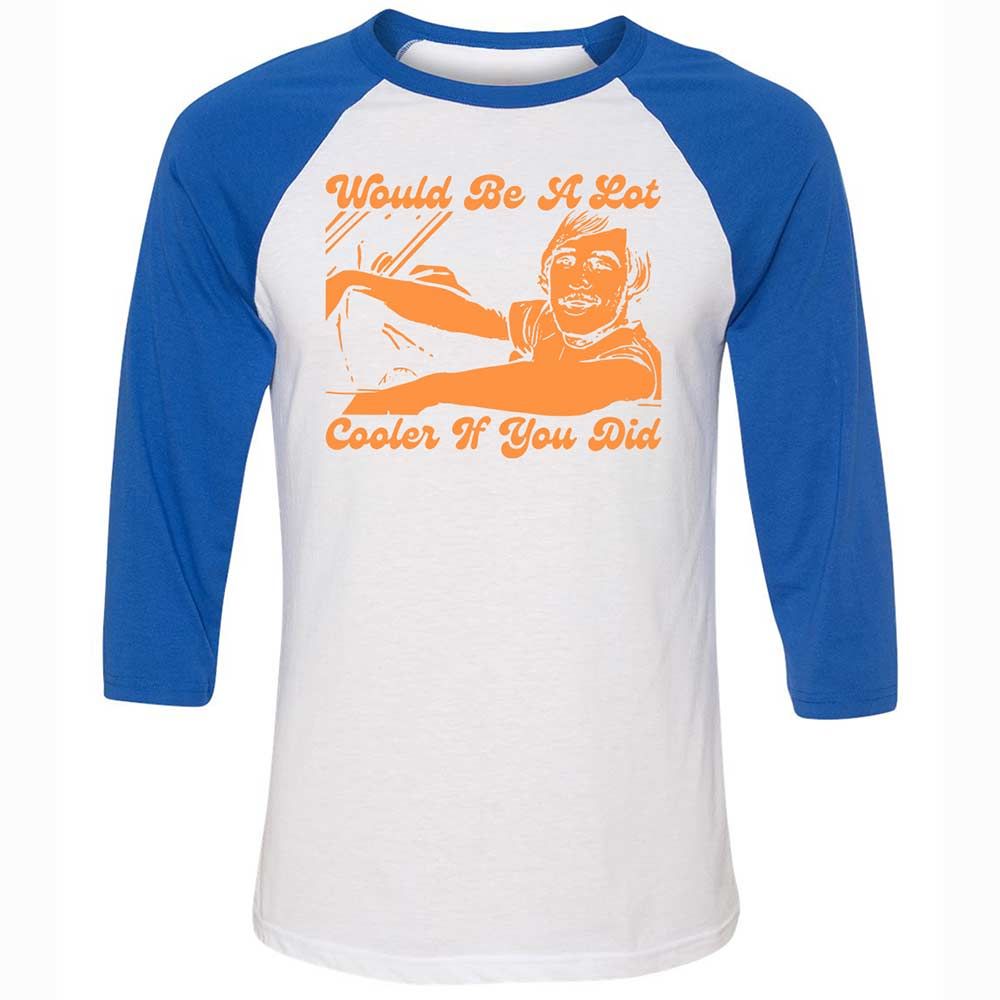 Unisex 3/4 Baseball Tee - FK6ABK5P - White/True Royal - 10