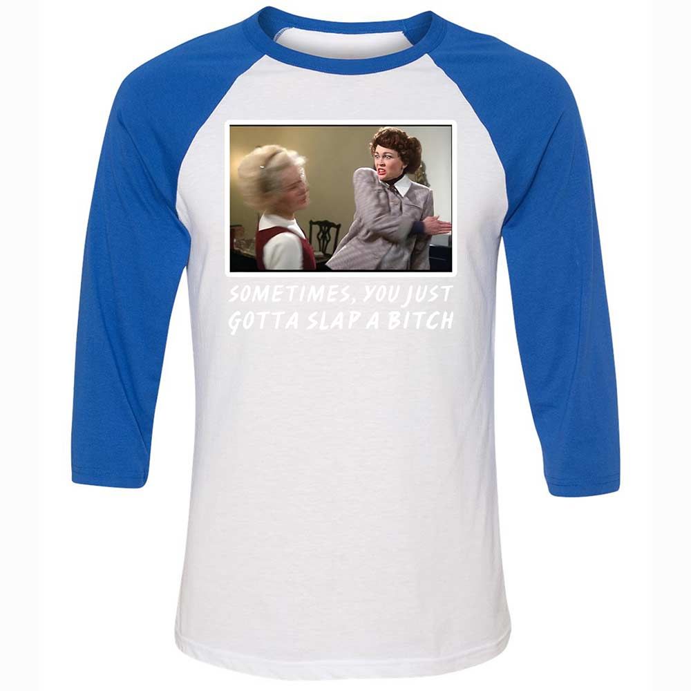 Unisex 3/4 Baseball Tee - BUN5JCTA - White/True Royal - 10