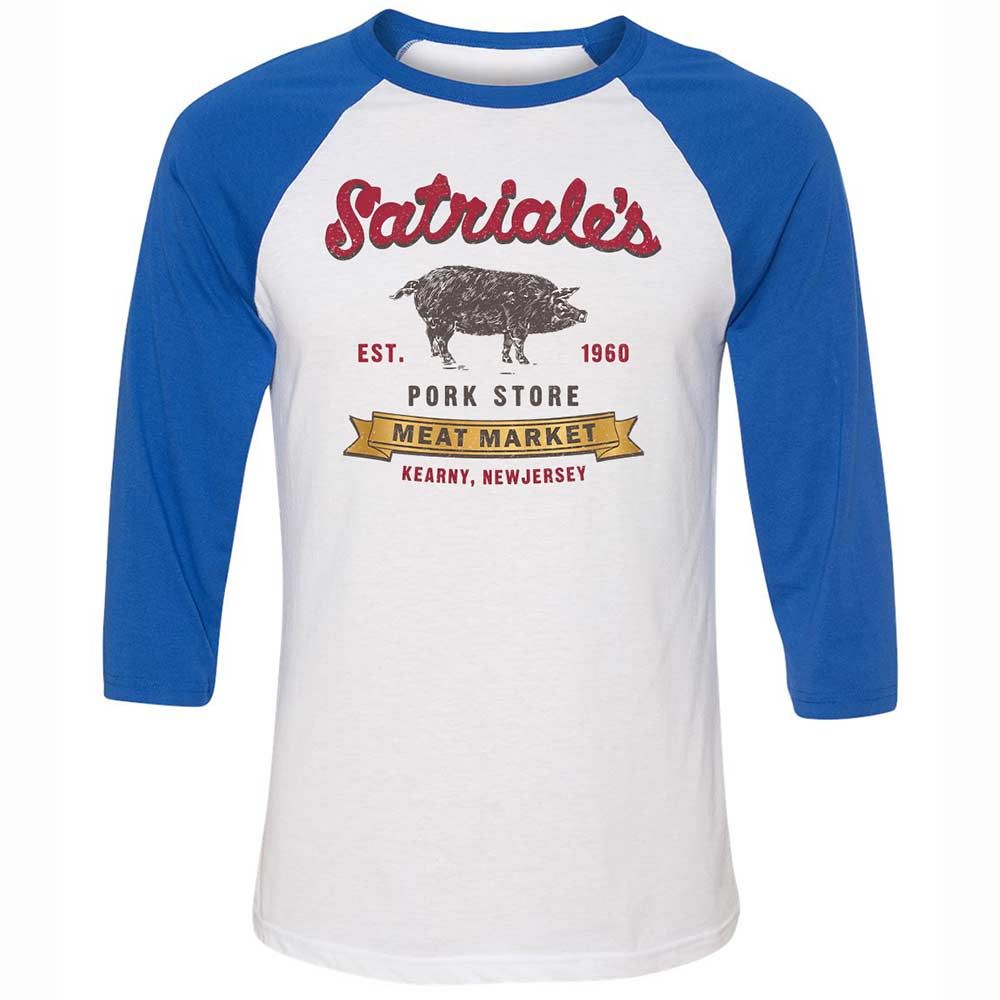 Unisex 3/4 Baseball Tee - 242BSELZ - White/True Royal - 10