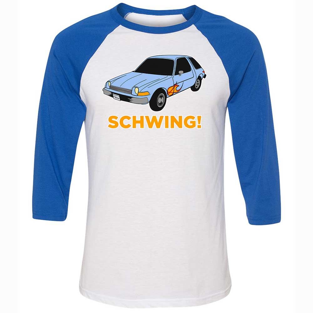 Unisex 3/4 Baseball Tee - Y69N8SCX - White/True Royal - 10