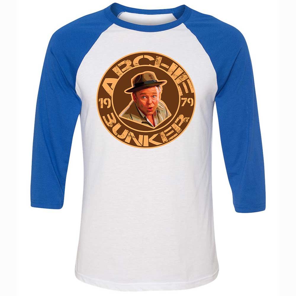 Unisex 3/4 Baseball Tee - SSFBXXG7 - White/True Royal - 10
