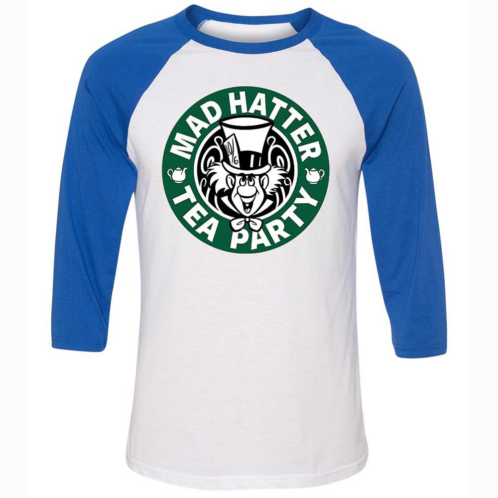 Unisex 3/4 Baseball Tee - VECAYVUY - White/True Royal - 10