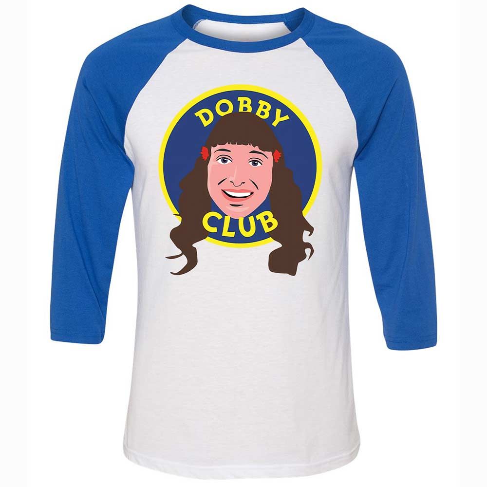 Unisex 3/4 Baseball Tee - D7WKA29V - White/True Royal - 10