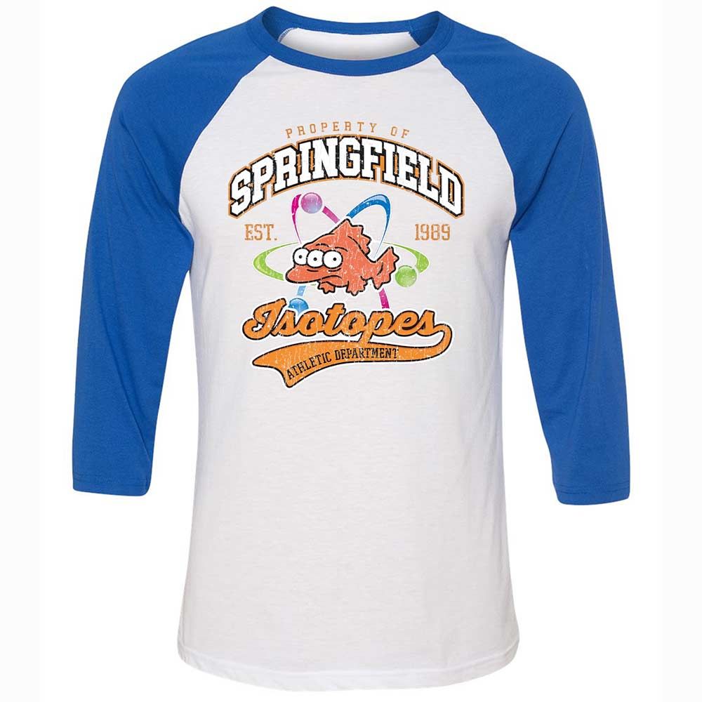 Unisex 3/4 Baseball Tee - ZNKS8NBY - White/True Royal - 10