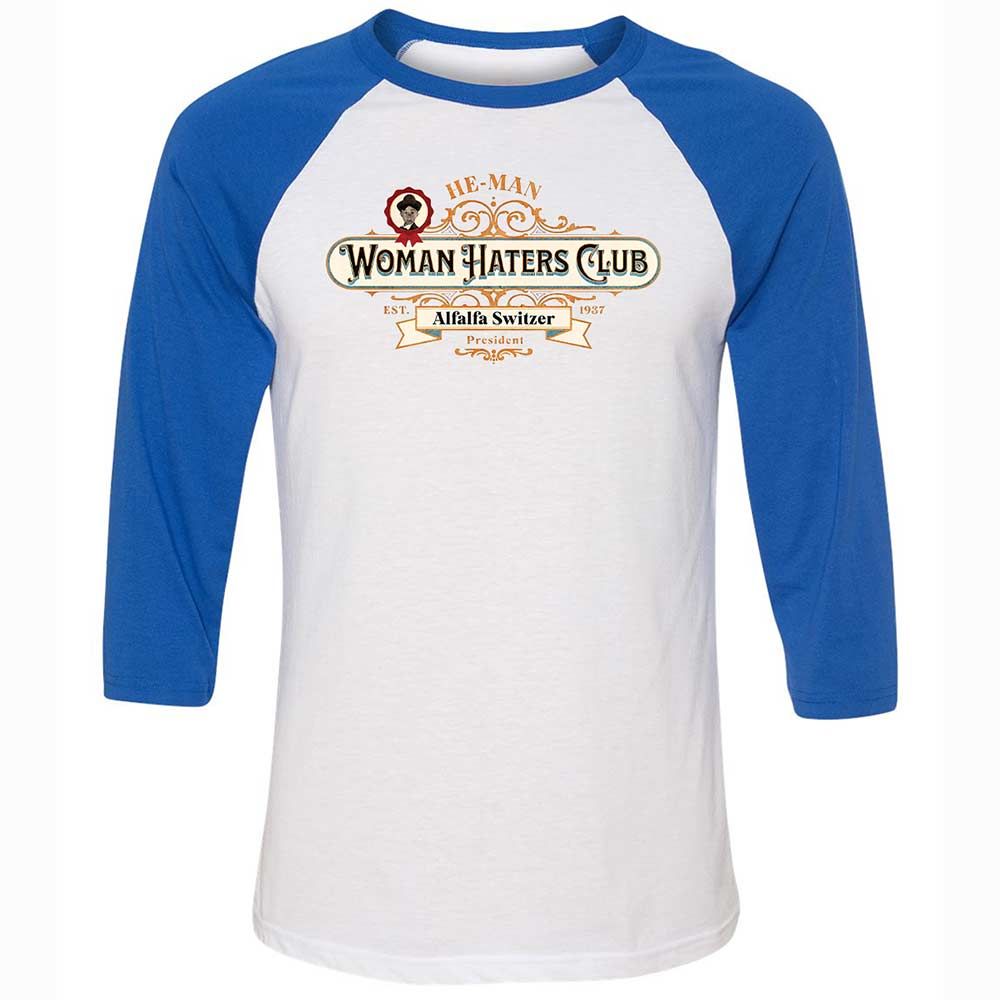 Unisex 3/4 Baseball Tee - L5EJCTDA - White/True Royal - 10