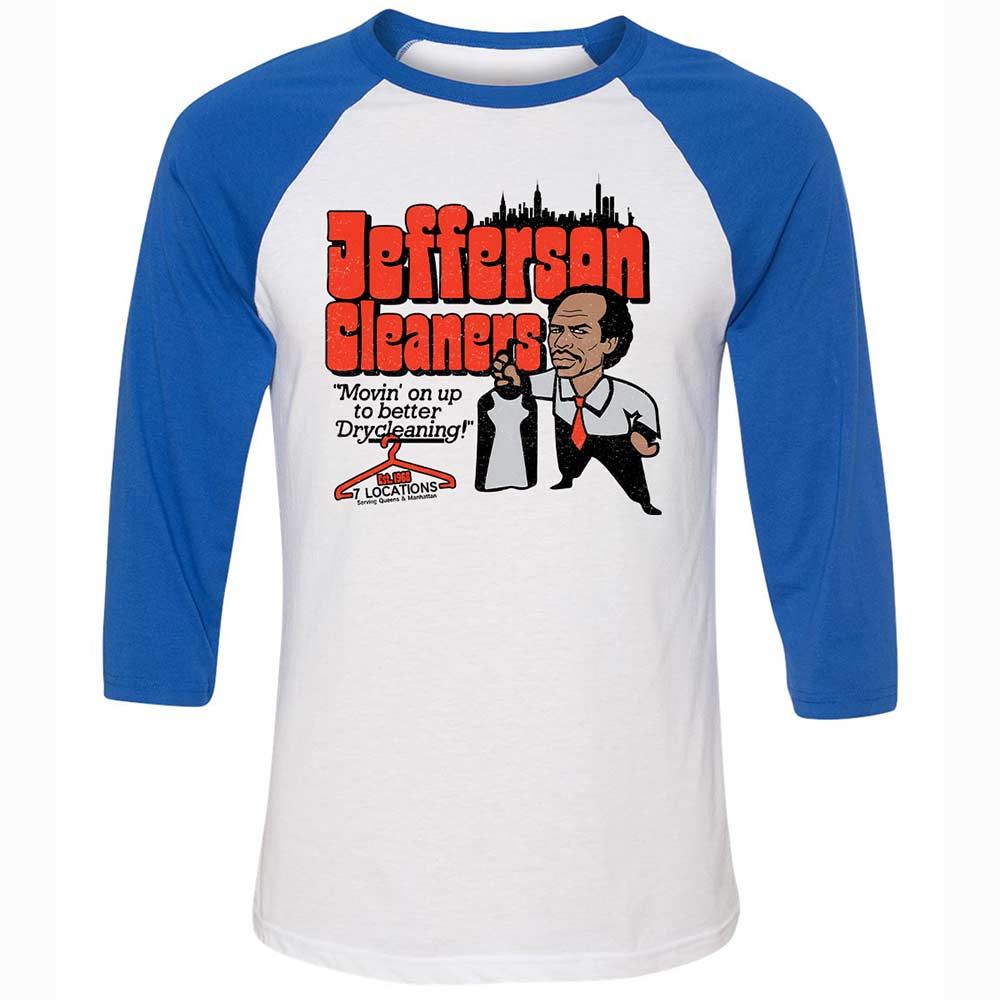 Unisex 3/4 Baseball Tee - 7W57AV6G - White/True Royal - 10