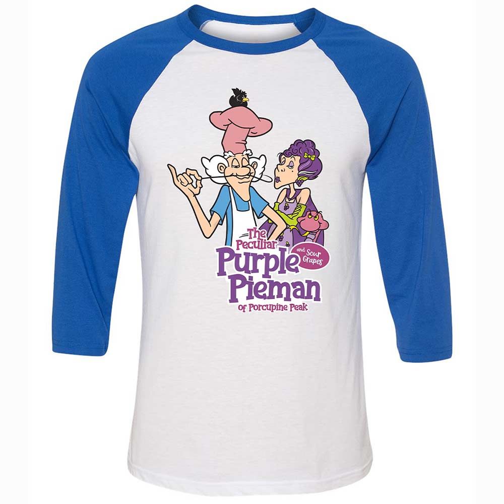 The Peculiar Purple Pie Man - White/True Royal - 10