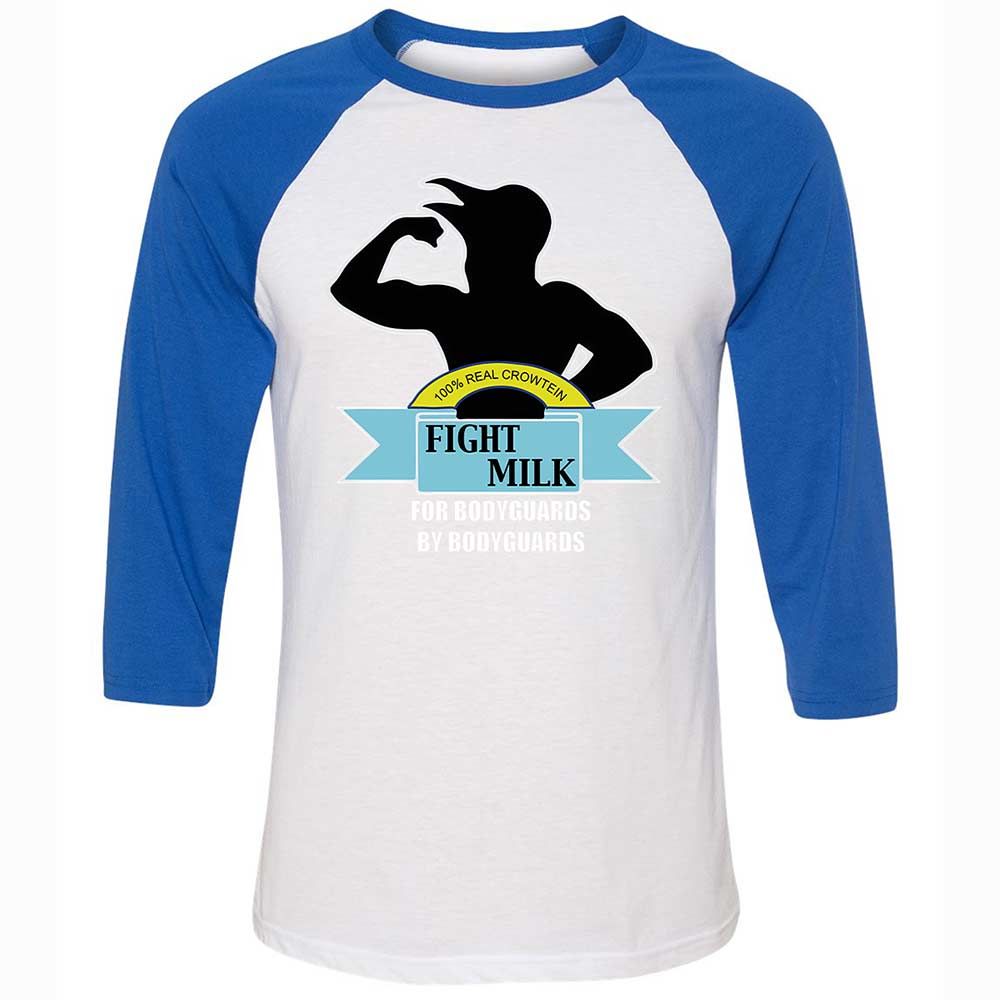 Unisex 3/4 Baseball Tee - BPUFR4Y1 - White/True Royal - 10