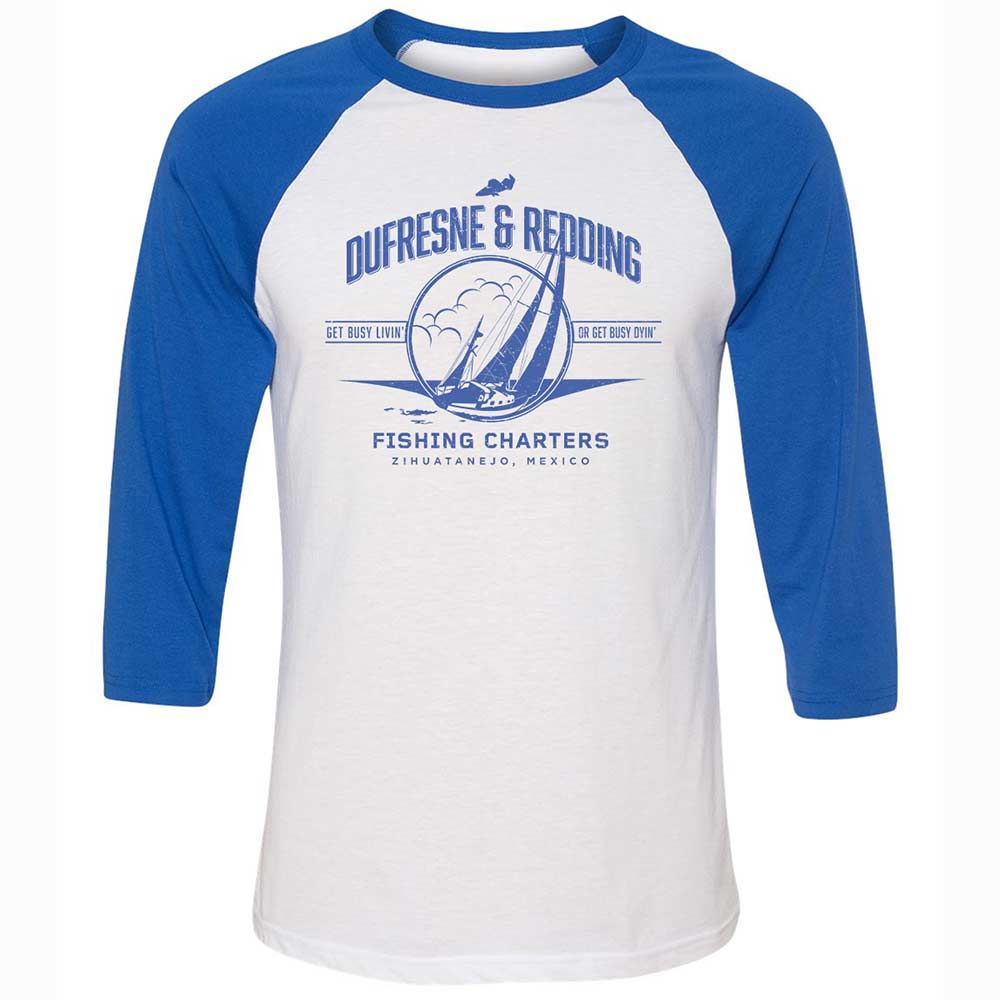 Unisex 3/4 Baseball Tee - SEHUZ4HX - White/True Royal - 10