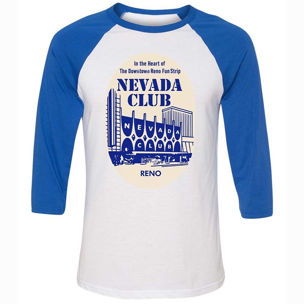 Unisex 3/4 Baseball Tee - KHRFMWW7 - White/True Royal - 10
