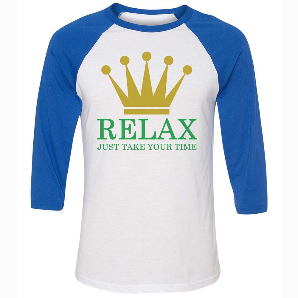Relax Just Take Your Time - White/True Royal - 10