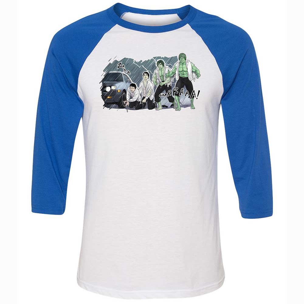 Unisex 3/4 Baseball Tee - FFQF4WW5 - White/True Royal - 10