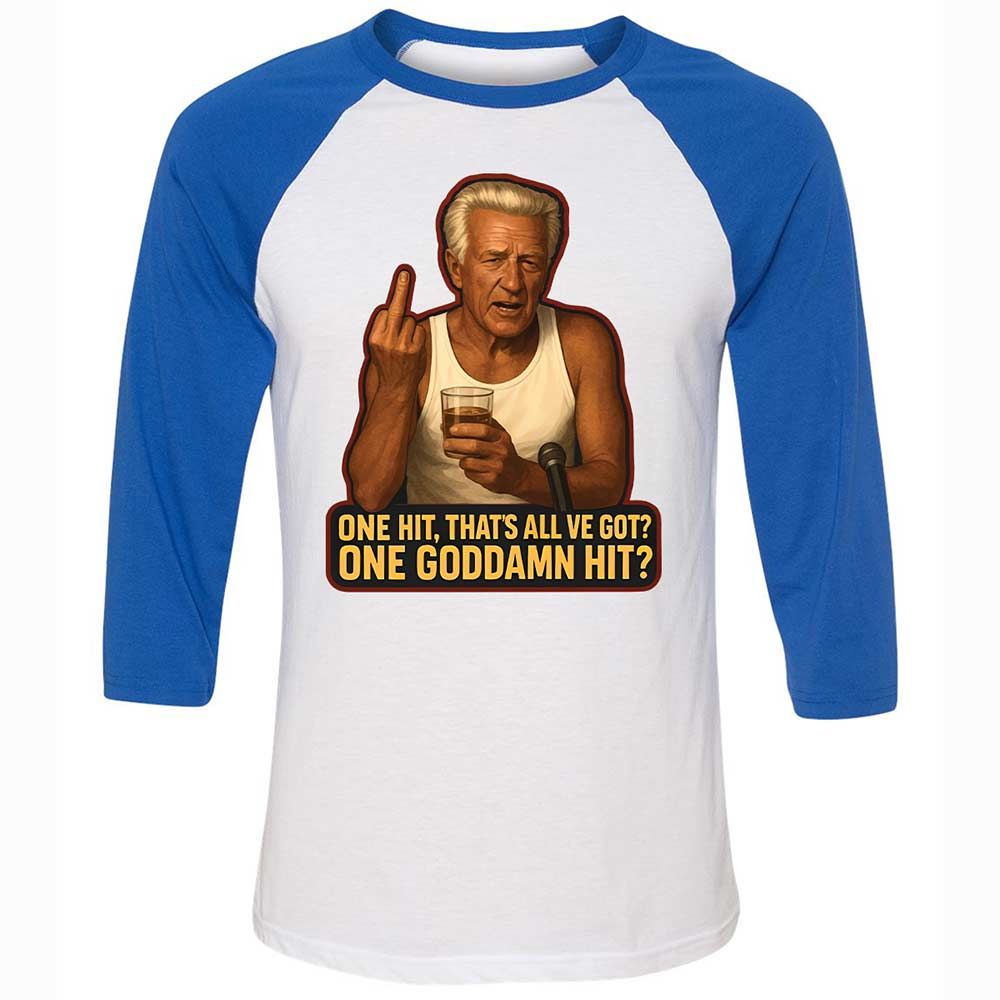 Unisex 3/4 Baseball Tee - 7VQH3C58 - White/True Royal - 10