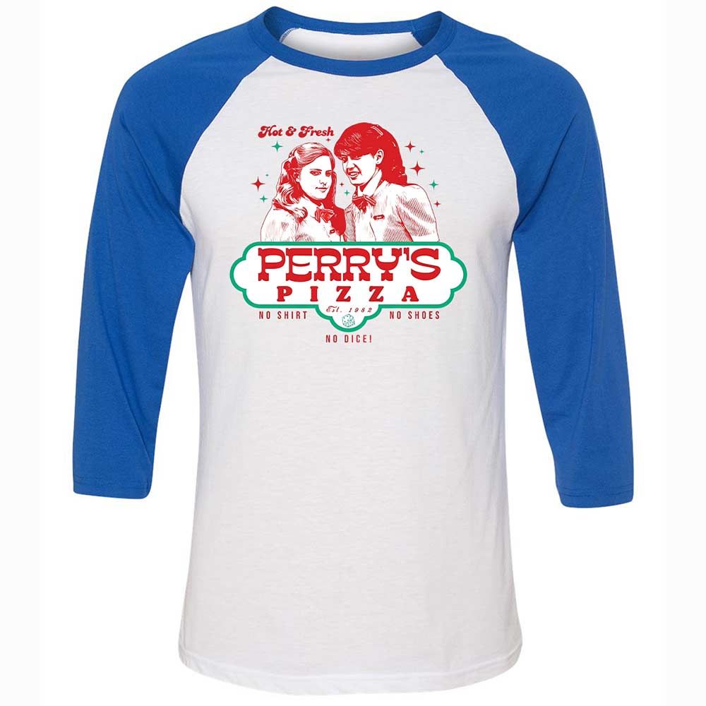 Unisex 3/4 Baseball Tee - 3JKUFFCY - White/True Royal - 10