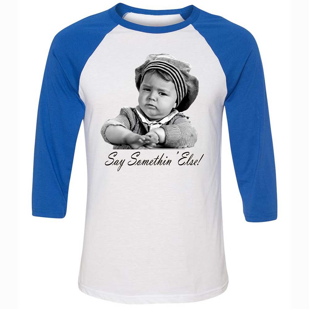 Unisex 3/4 Baseball Tee - YE9PZK99 - White/True Royal - 10
