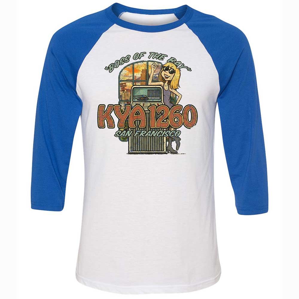 Unisex 3/4 Baseball Tee - 5VAPGKPK - White/True Royal - 10
